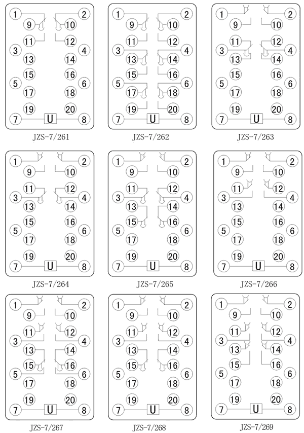 JZS-7/266內部接線圖