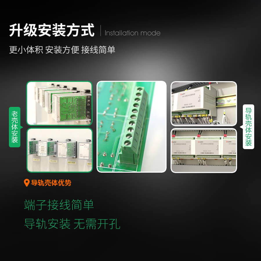 SRS-48VDC-8H-10A導(dǎo)軌安裝結(jié)構(gòu)