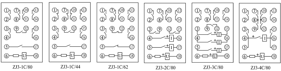 ZJ3-1C/80內(nèi)部接線(xiàn)圖